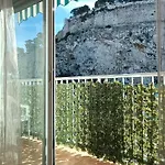 Gran Cerca Del Mar Y Castillo