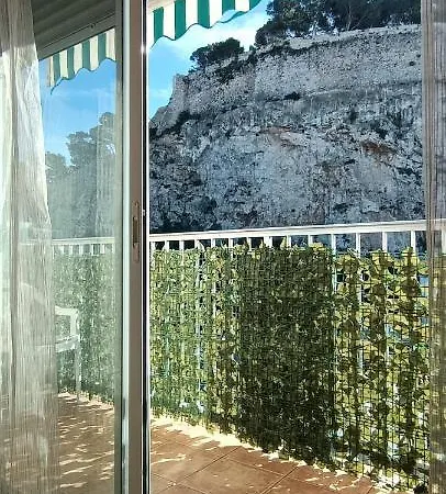 Gran Cerca Del Mar Y Castillo