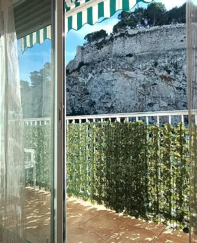 Gran Cerca Del Mar Y Castillo